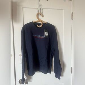 NWT l S-Ginn New Industries Logo Mens Crew Neck Sweatshirt Pullover